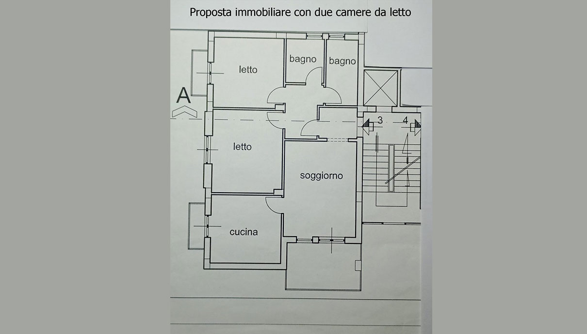 SAPRI - Appartamento con due camere da letto