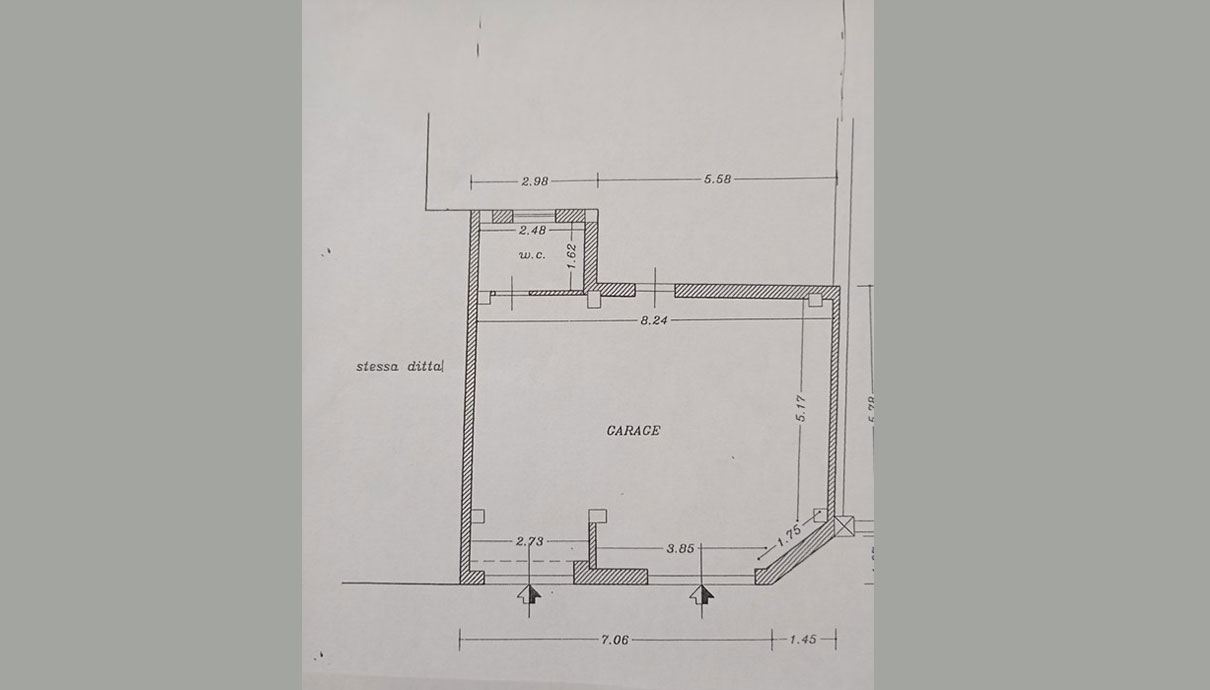 SAPRI - Locale piano terra uso commerciale